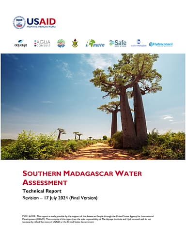 Southern Madagascar Water Assessment